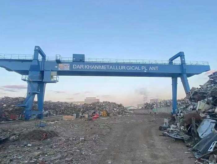 Mongolia 25t MG gantry crane installation completed