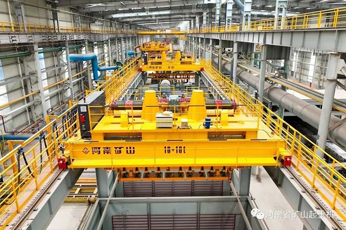 Mine "smart" manufacturing｜Automatic electromagnetic hanging beam crane